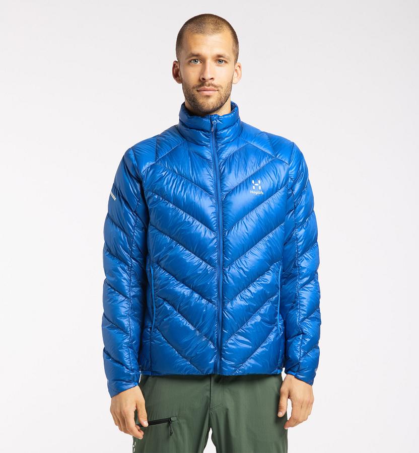 Haglöfs Mens L.I.M Essens Down Jacket Blue New Zealand 72513NFEA
